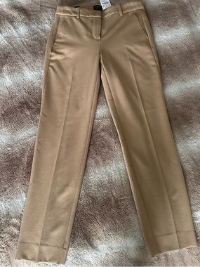 J. Crew Tailored Ruby Pant in Camel Tan